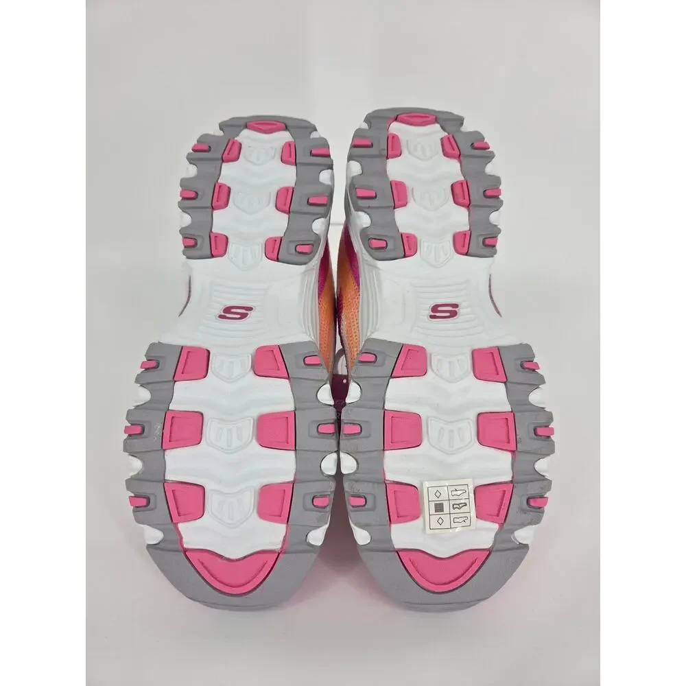 Sketchers D'Lites Made to Shine Pink Sequin Holo Sneaker 90s Vibe NEW Women's 10 - Picture 10 of 13